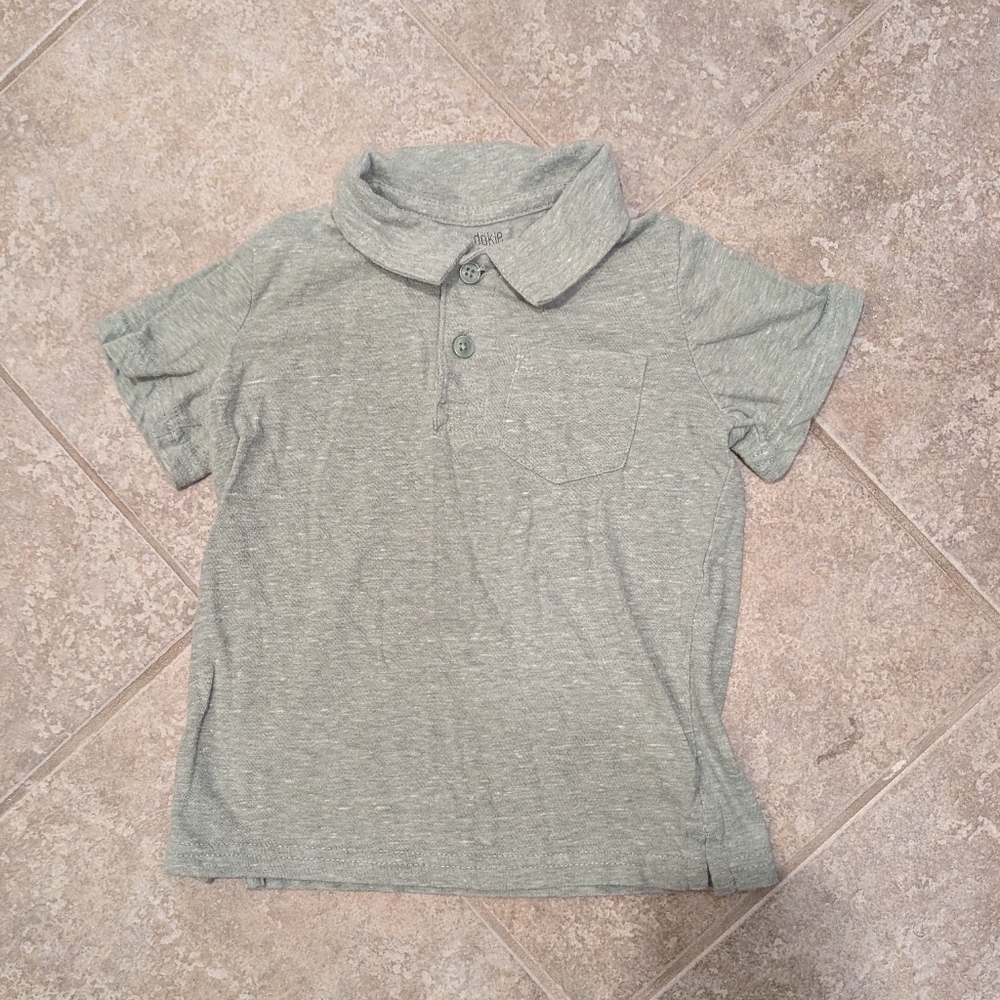 Okie Dokie Light Green Polo Shirt ✨$4 Bundle Add-on!✨